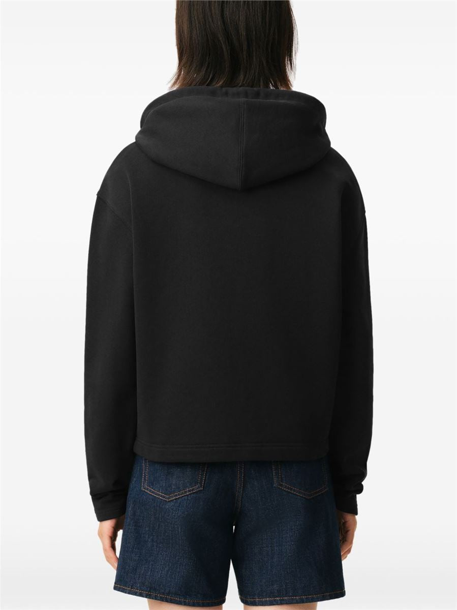 Cotton ami de coeur zipped hoodie-AMI-Verso