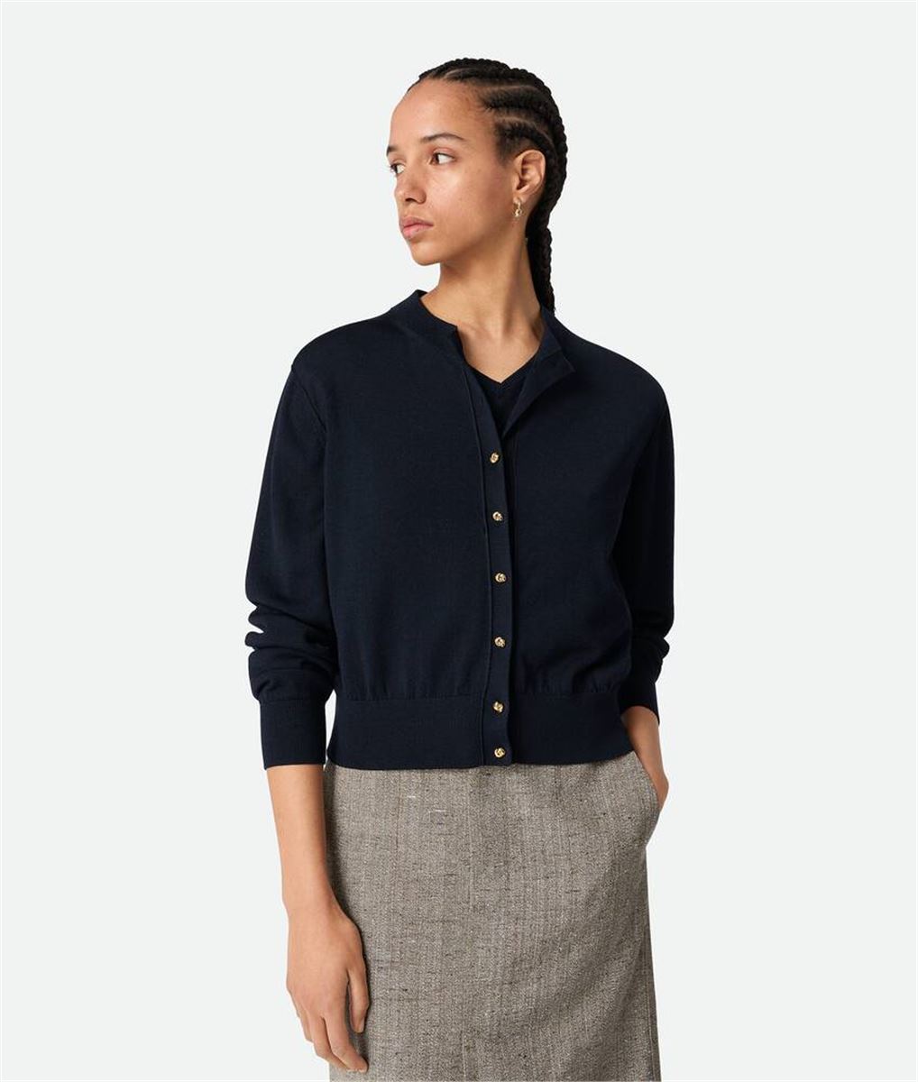 COTTON AND VISCOSE TWINSET-BOTTEGA VENETA-Verso
