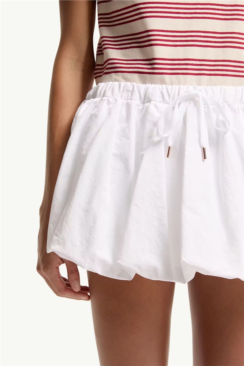 Cotton blend balloon mini skirt-MONCLER-Verso