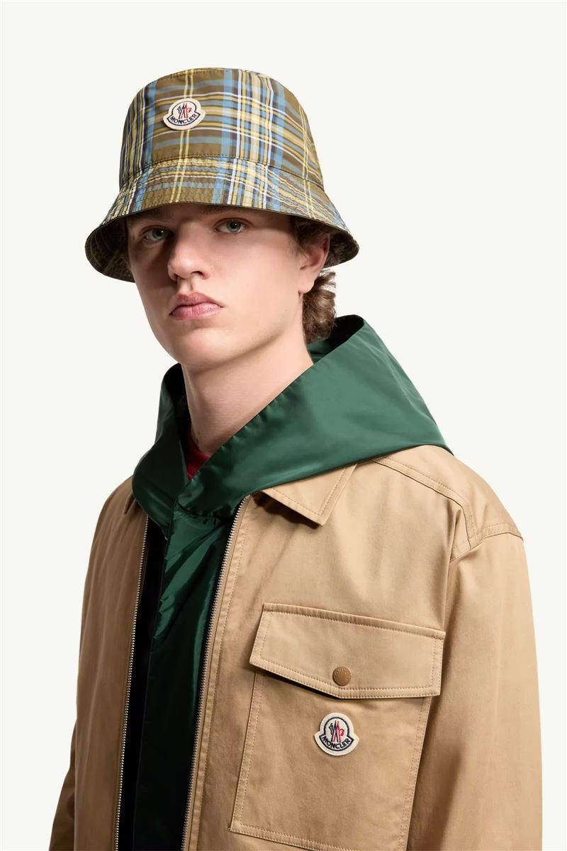 Cotton blend gabardine shirt jacket-MONCLER-Verso