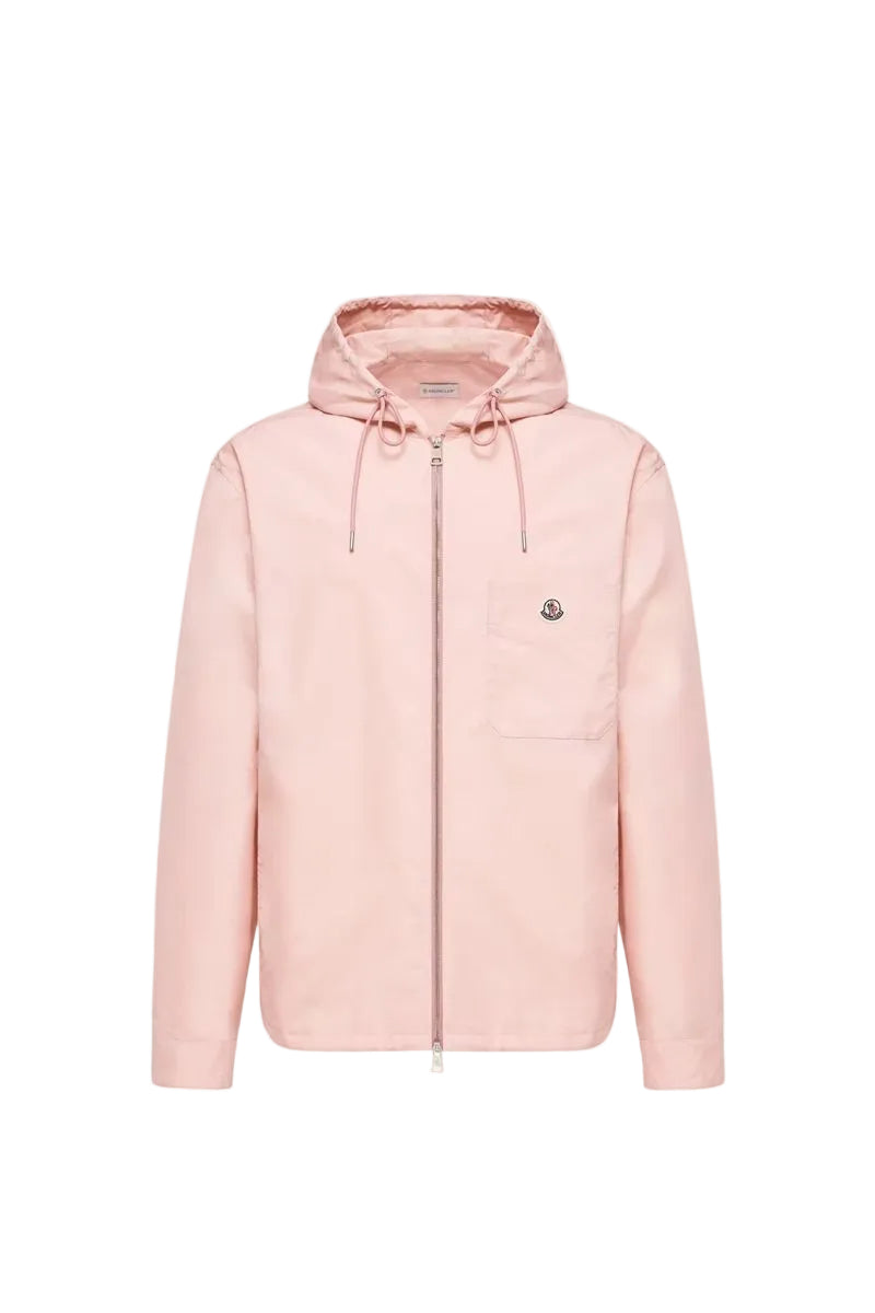 Cotton blend poplin shirt jacket-MONCLER-308852-S-Verso