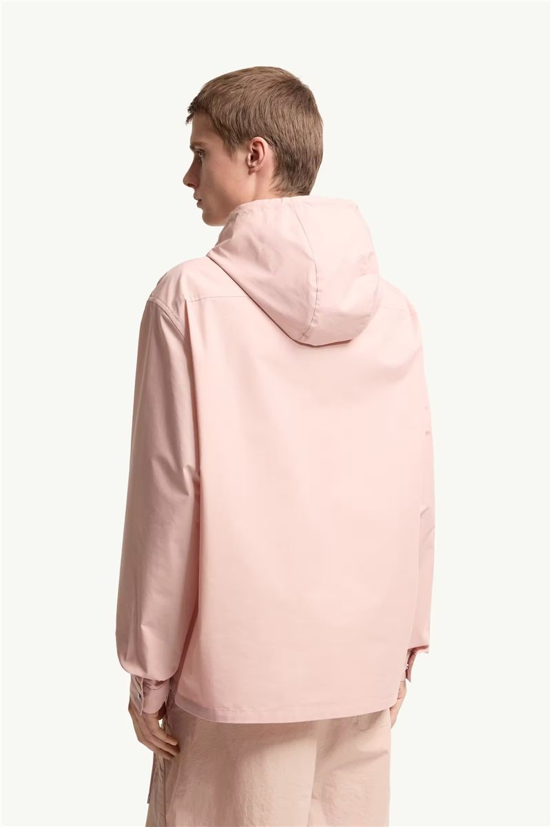 Cotton blend poplin shirt jacket-MONCLER-Verso
