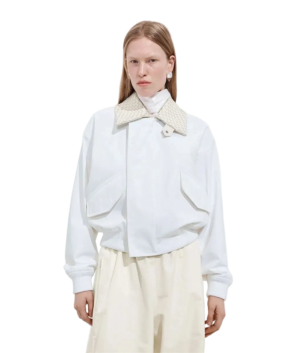 Cotton Blouson-BOTTEGA VENETA-309146-40-Verso
