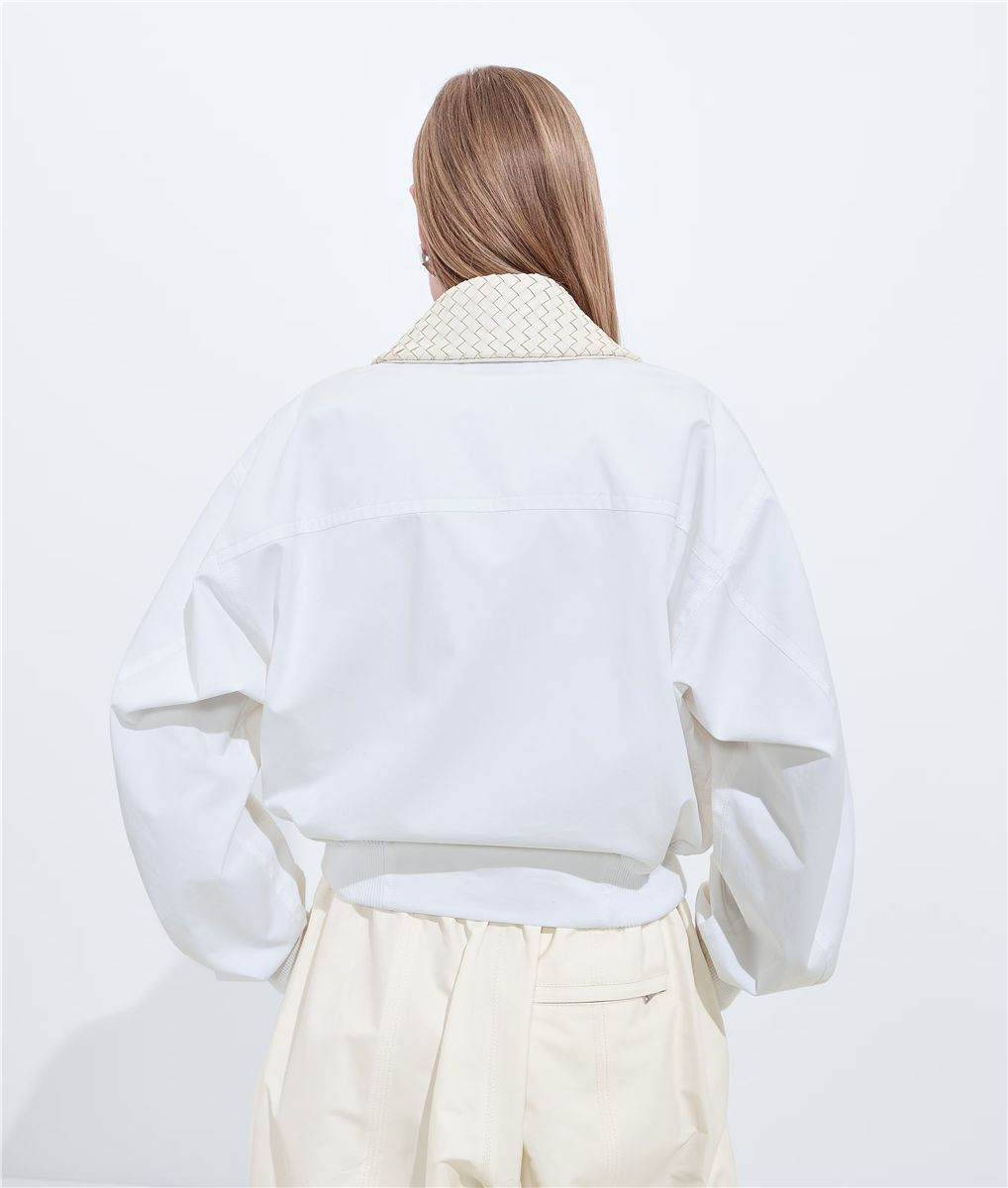 Cotton Blouson-BOTTEGA VENETA-Verso