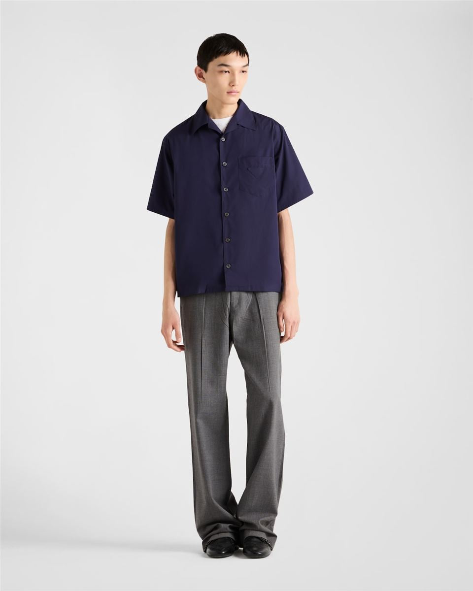 COTTON BOWLING SHIRT - PRADA - Verso