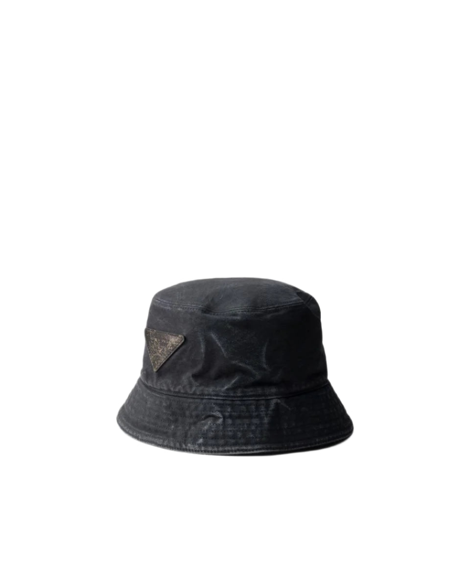 COTTON BUCKET HAT -  PRADA -  Verso