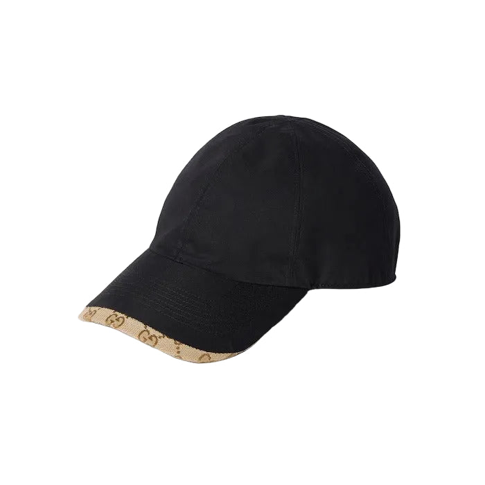 Cotton canvas baseball hat-GUCCI-Verso