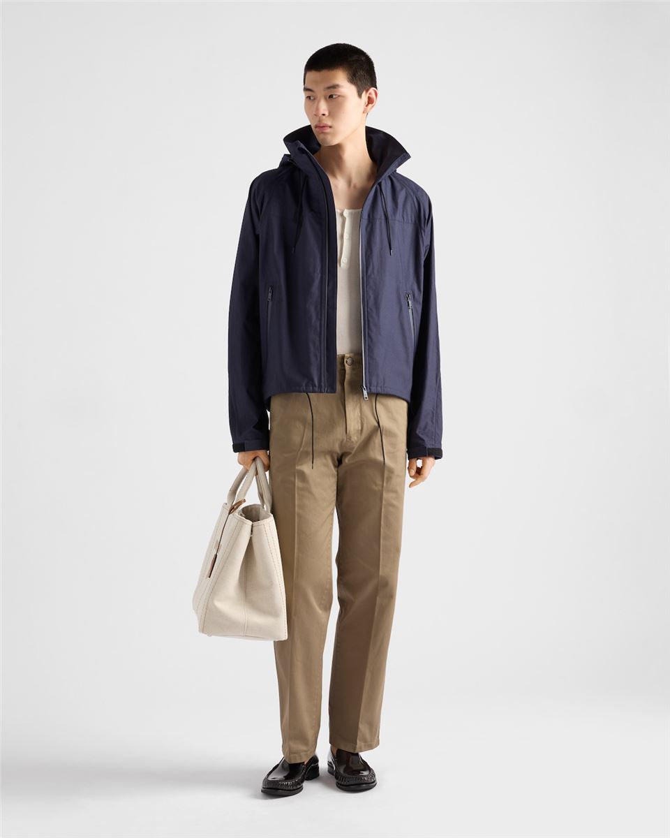 COTTON CHINO PANTS-PRADA-Verso