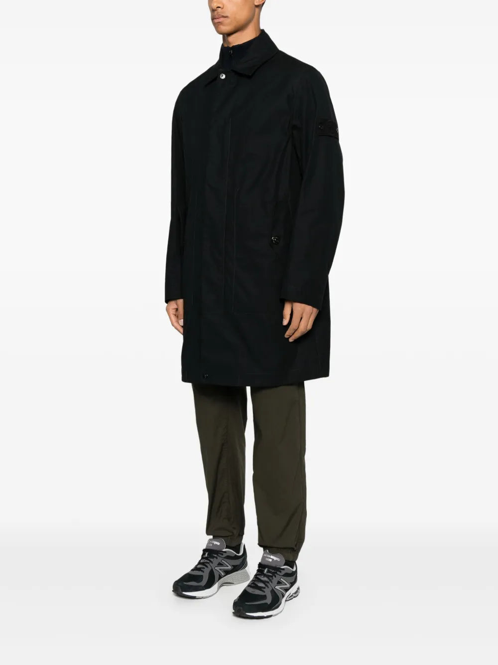 Cotton coat-STONE ISLAND-Verso