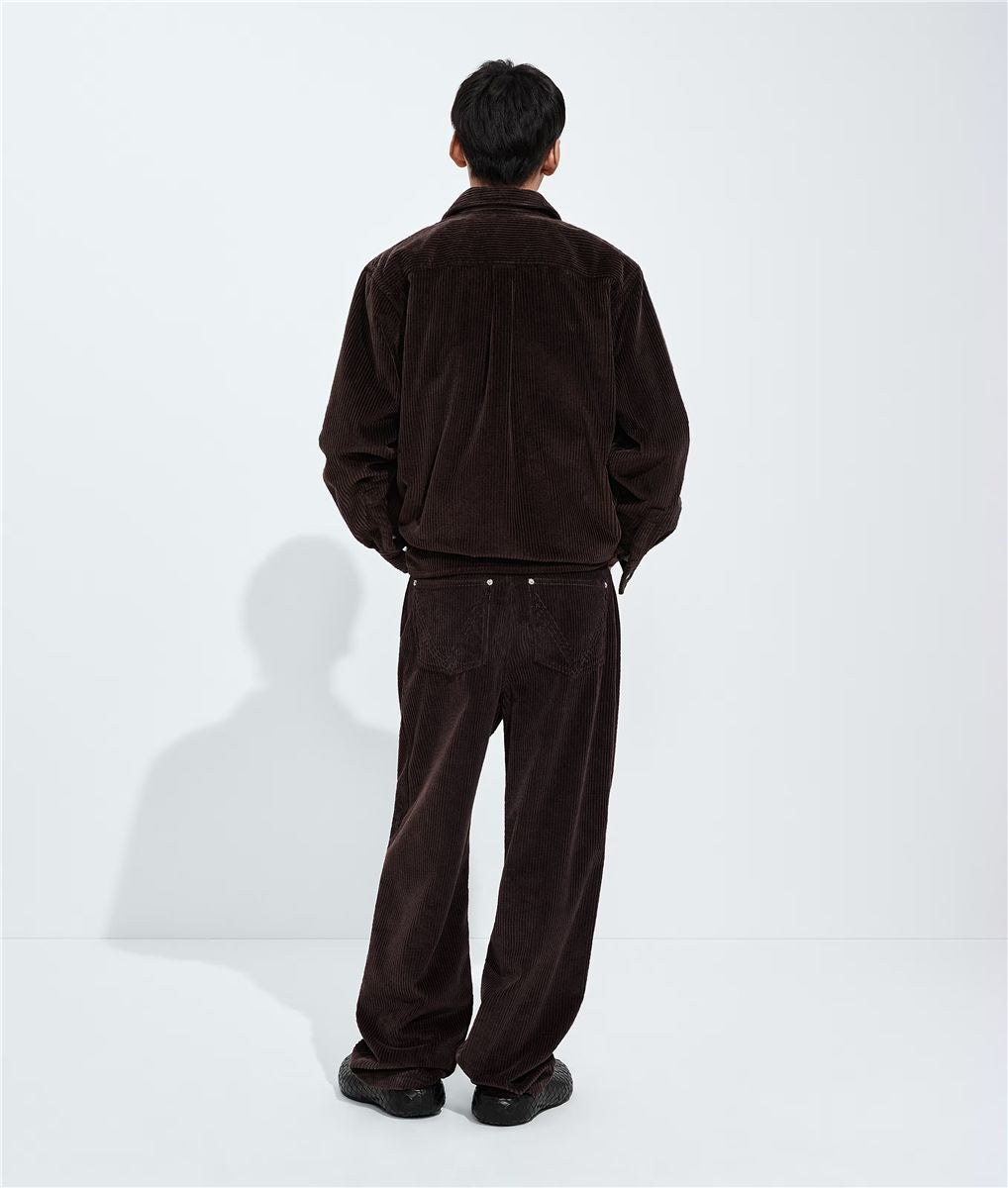 Cotton Corduroy Pants-BOTTEGA VENETA-Verso