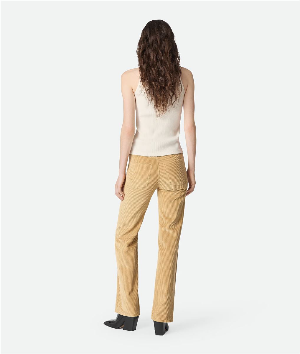 Cotton Corduroy Pants-BOTTEGA VENETA-Verso