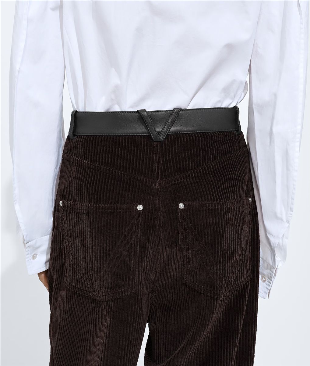 Cotton Corduroy Pants-BOTTEGA VENETA-Verso