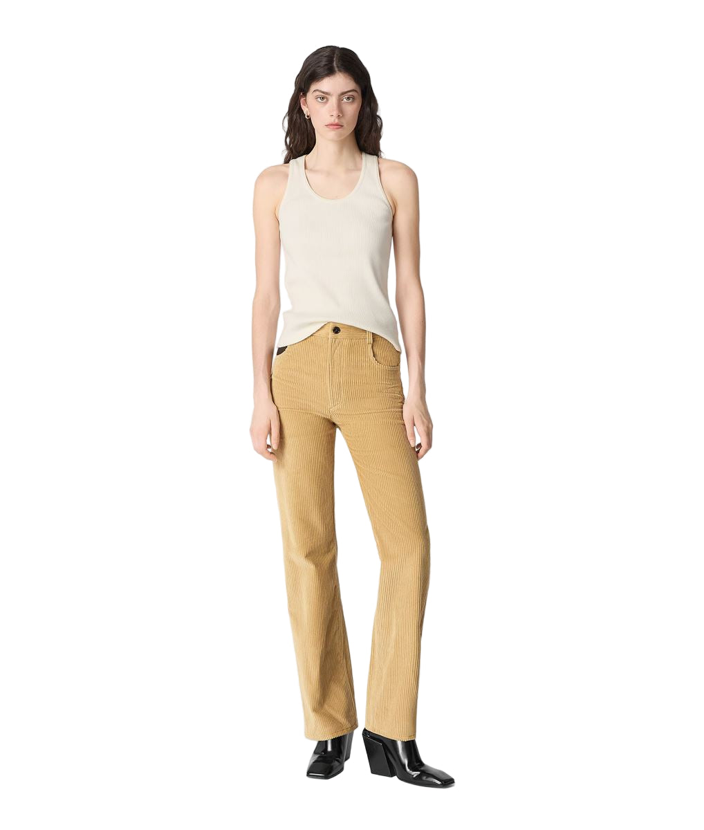 Cotton Corduroy Pants-BOTTEGA VENETA-Verso
