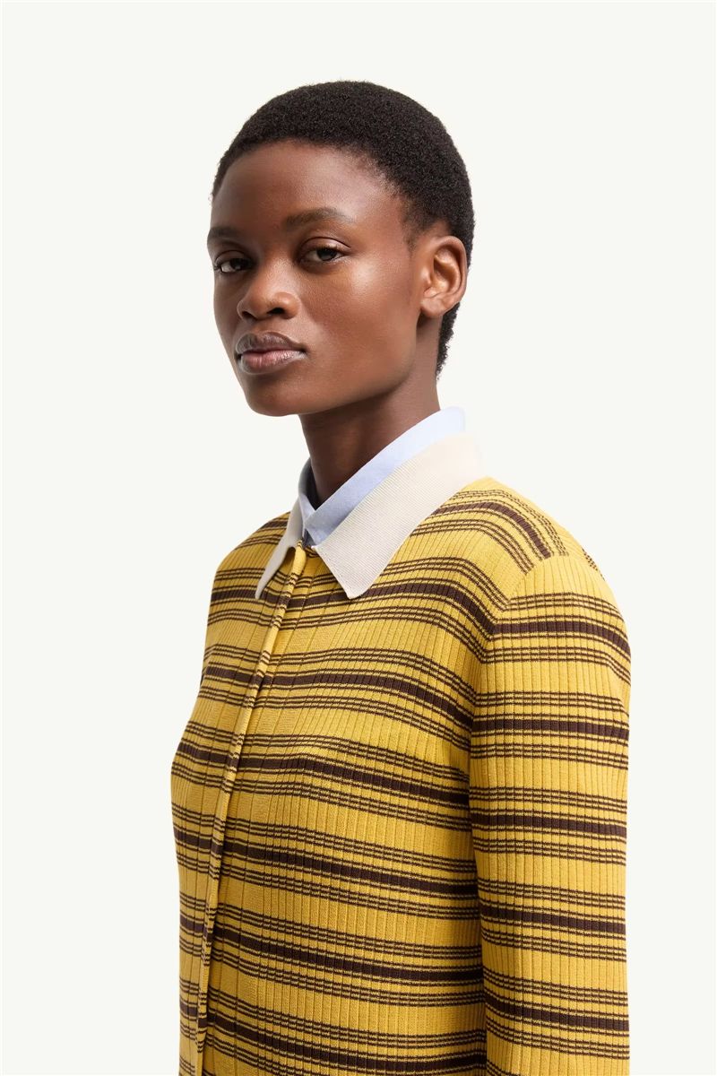 Cotton crêpe polo shirt-MONCLER-Verso