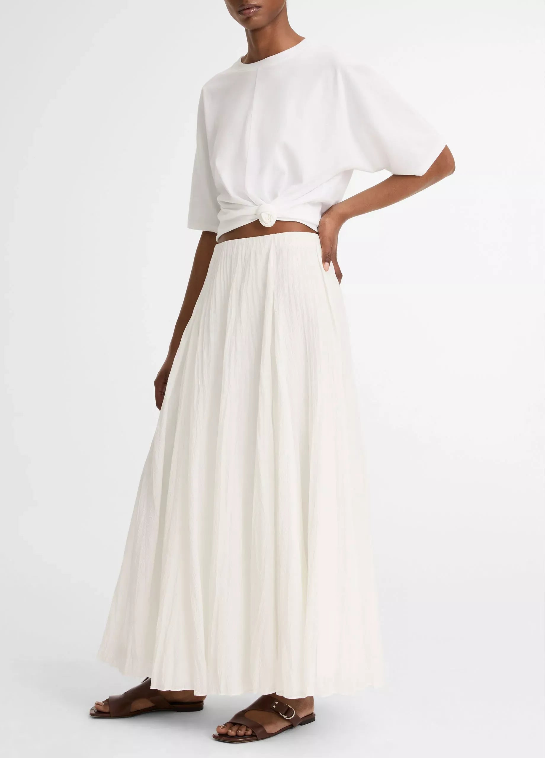 Cotton dolman-sleeve t-shirt-VINCE-Verso