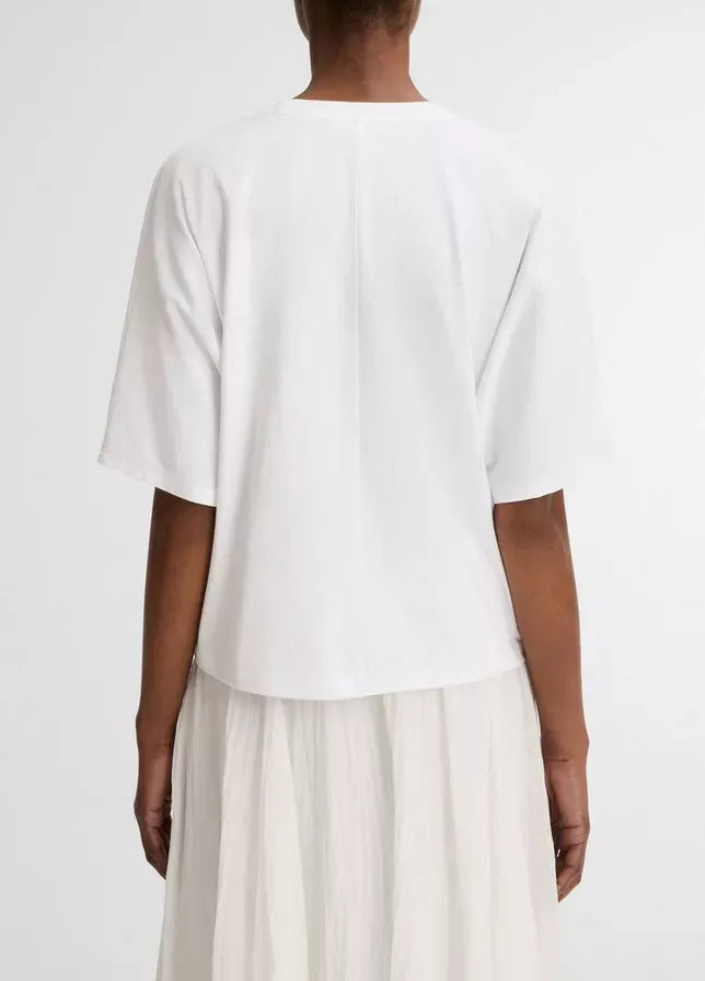 Cotton dolman-sleeve t-shirt-VINCE-Verso