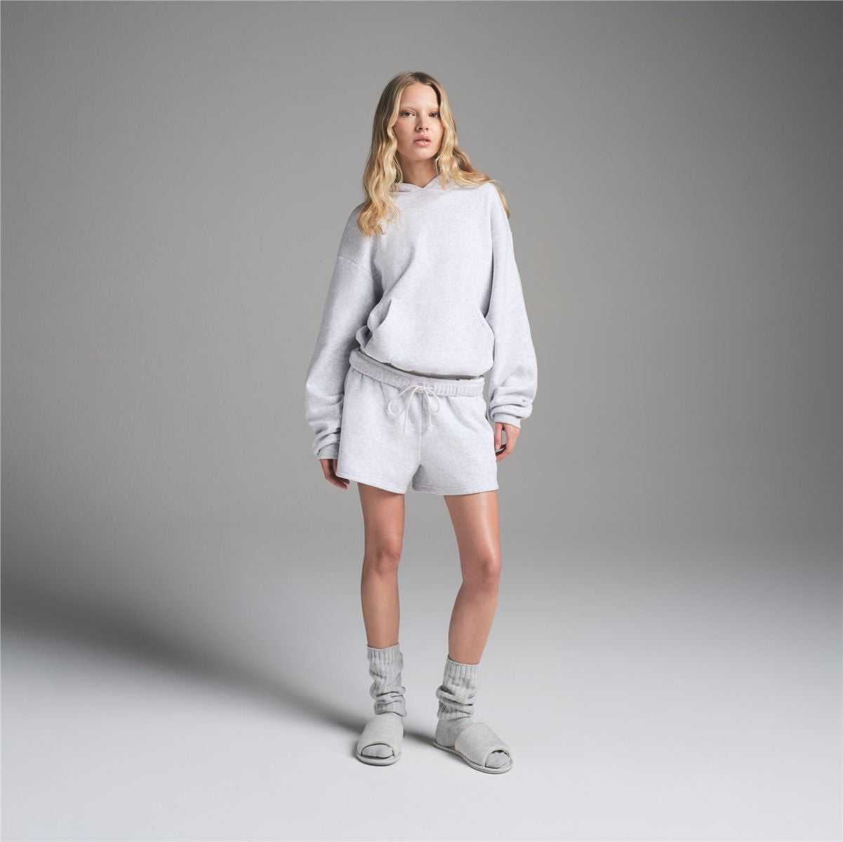 Cotton Fleece Classic Pullover Hoodie-SKIMS-Verso
