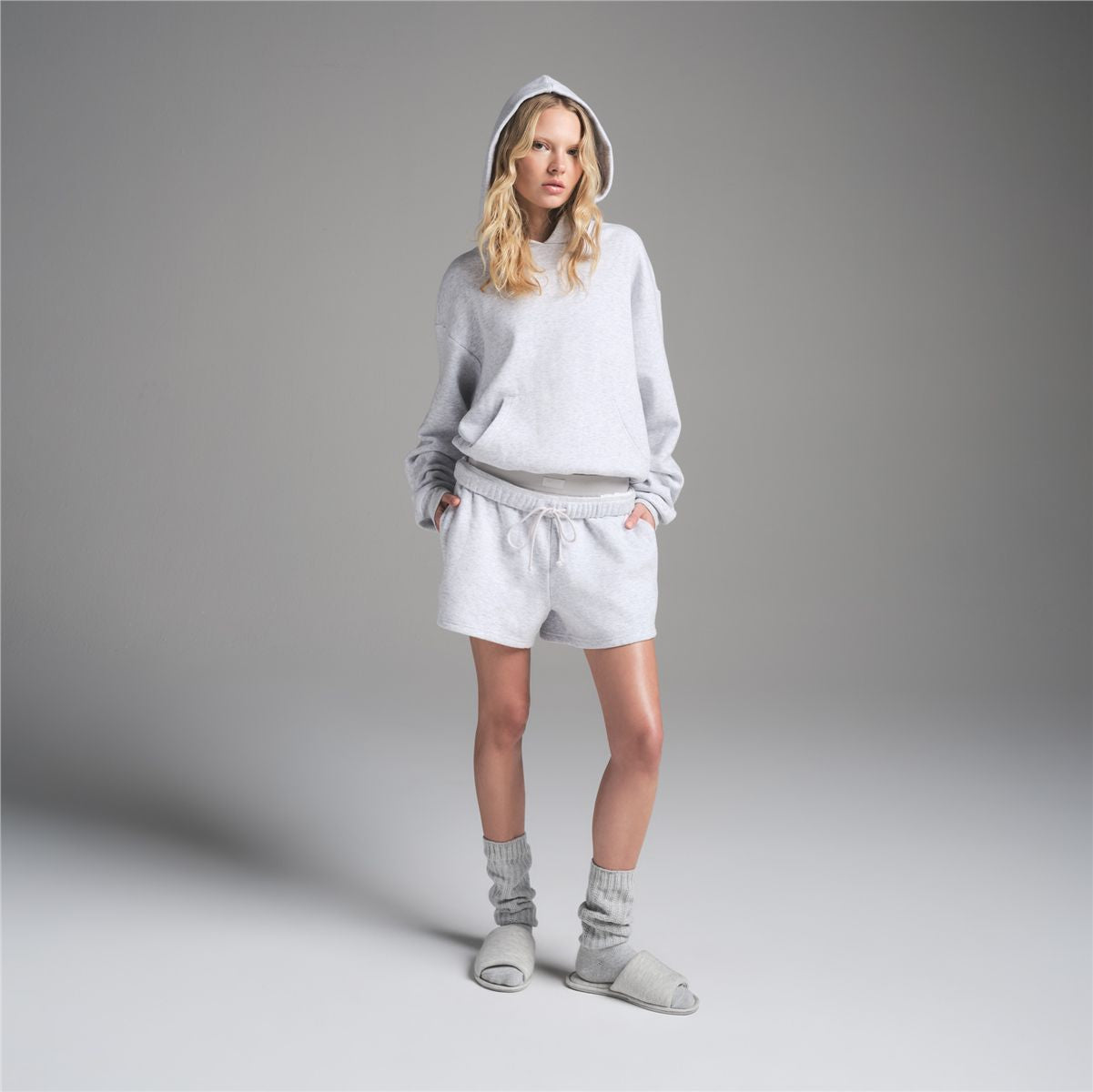 Cotton Fleece Classic Pullover Hoodie-SKIMS-Verso