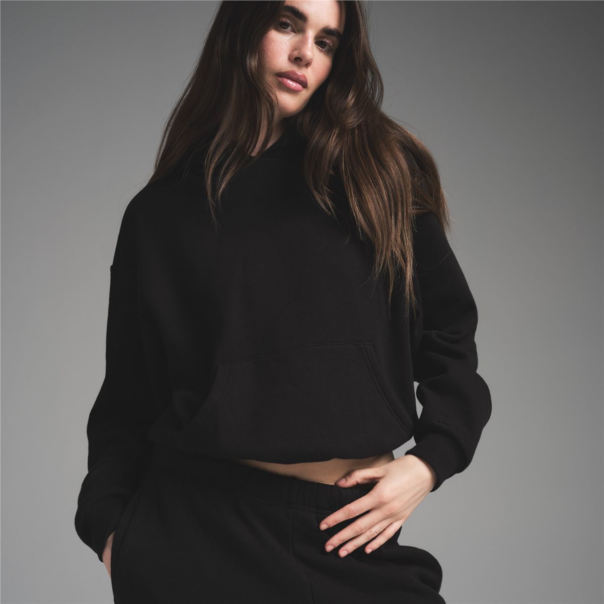 Cotton Fleece Classic Pullover Hoodie-SKIMS-Verso