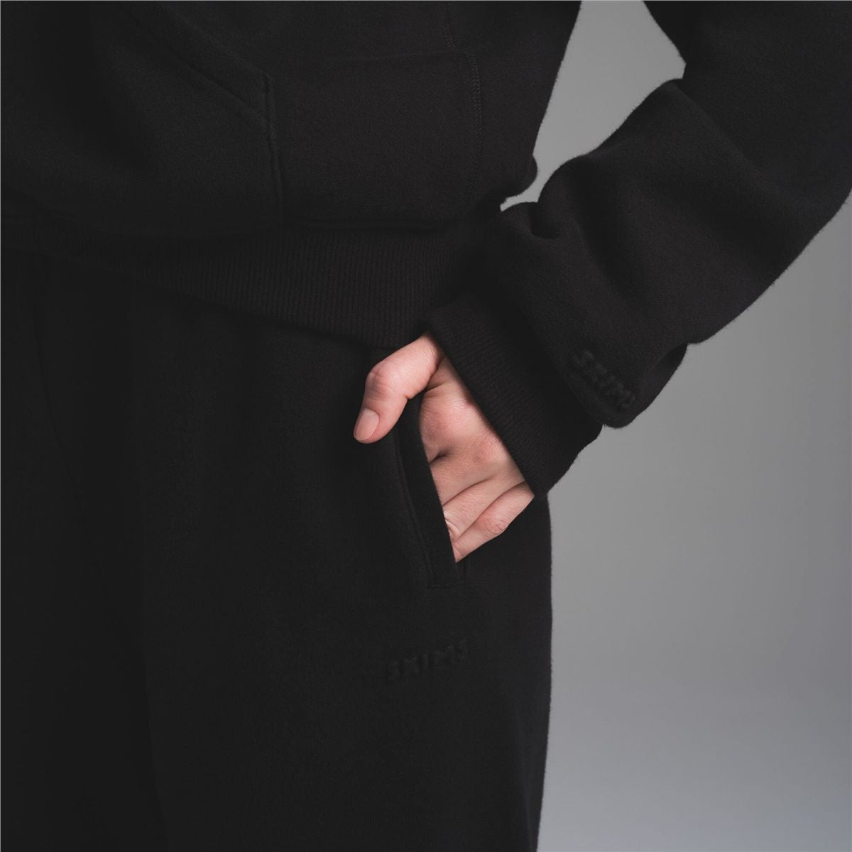 Cotton Fleece Classic Zip Up Hoodie-SKIMS-Verso
