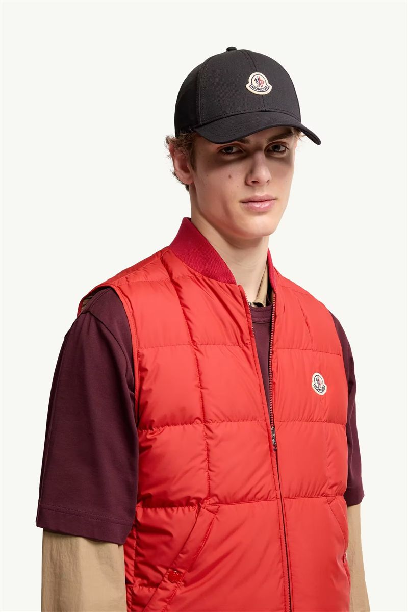 Cotton gabardine baseball cap-MONCLER-Verso