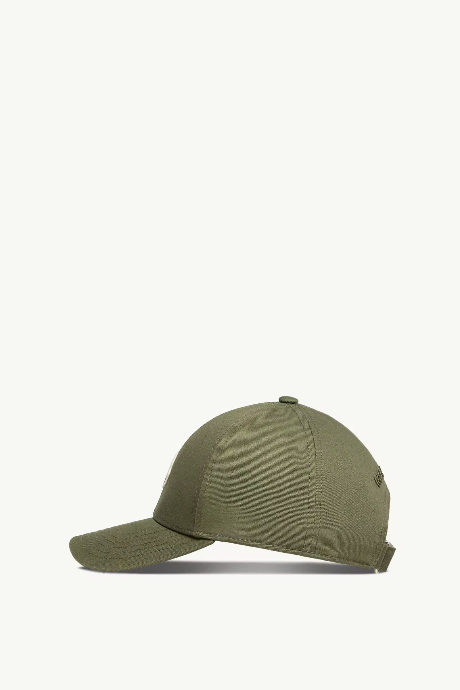 Cotton Gabardine Baseball Cap-MONCLER-Verso