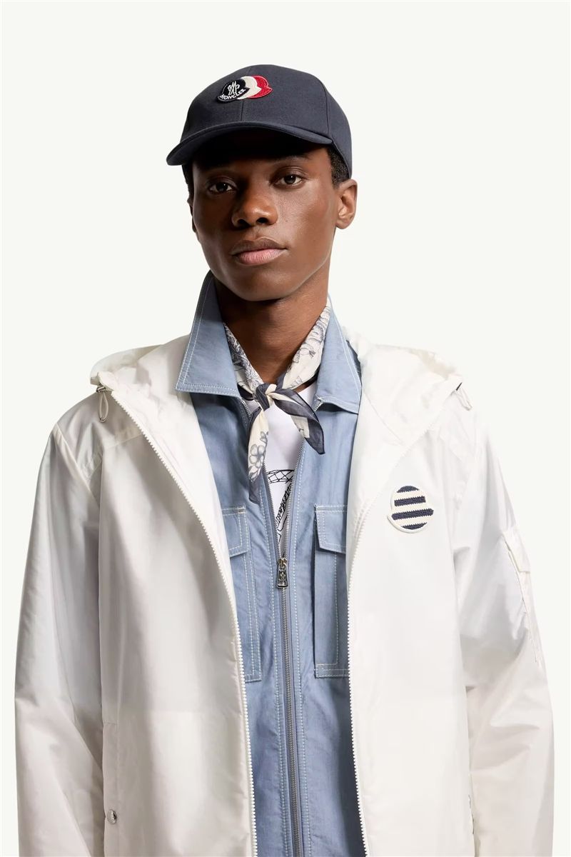 Cotton gabardine baseball cap-MONCLER-Verso