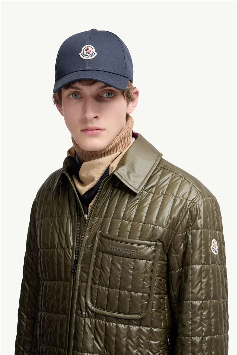 Cotton gabardine baseball cap-MONCLER-Verso