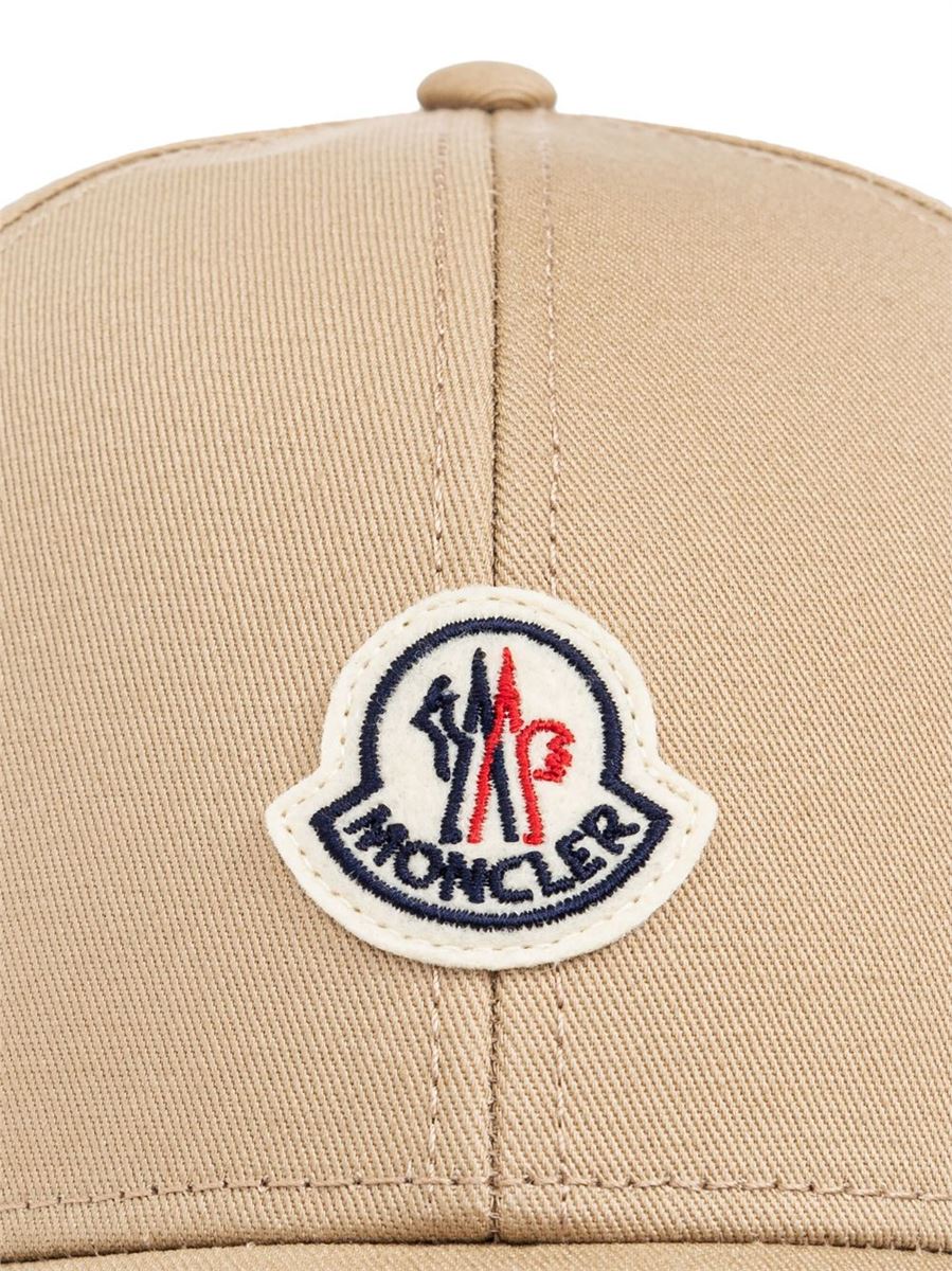 Cotton gabardine baseball cap-MONCLER-Verso