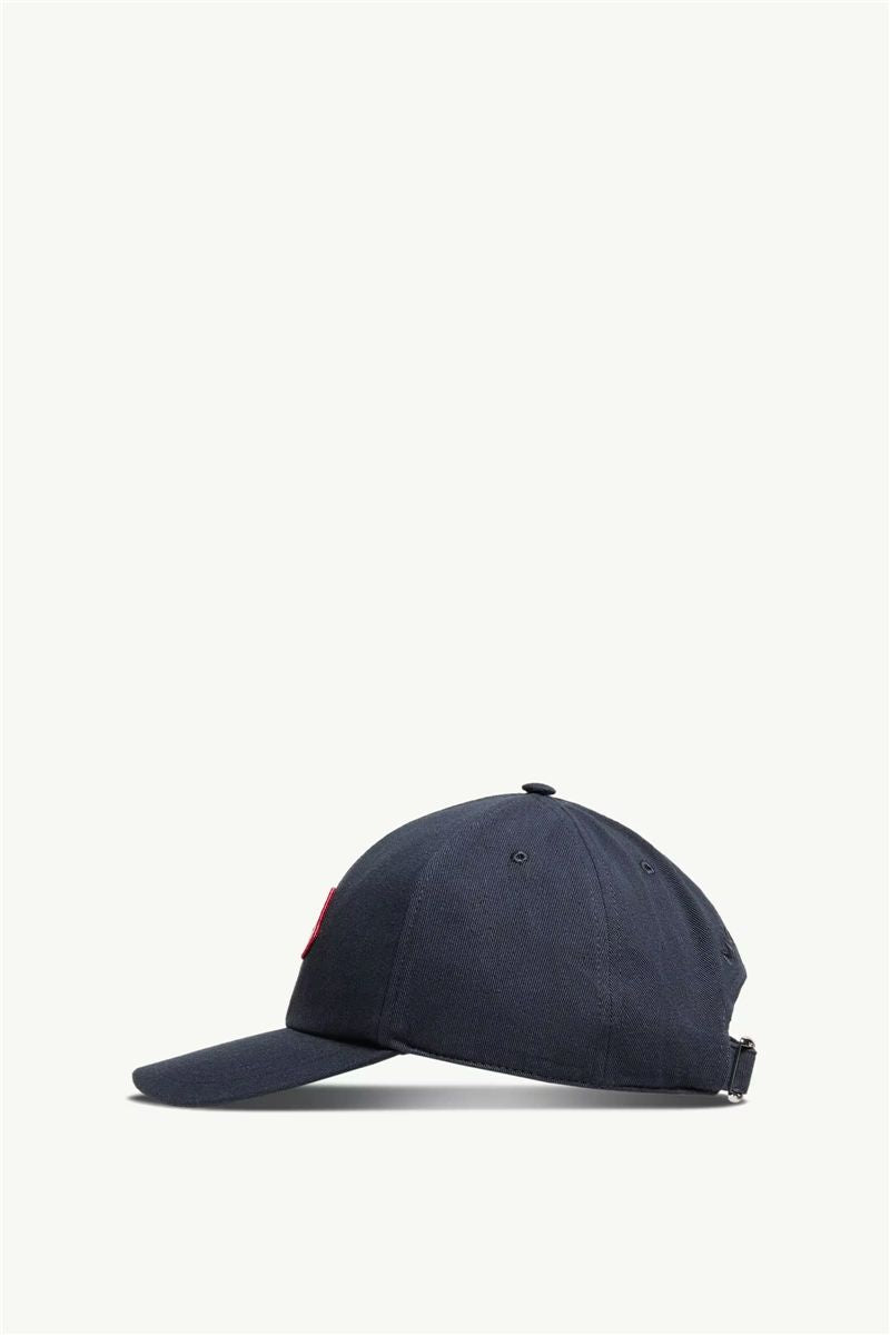 Cotton gabardine baseball cap-MONCLER-Verso