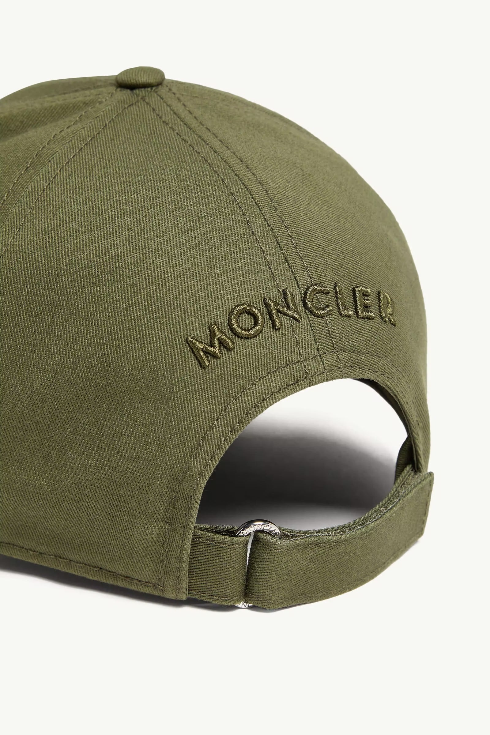Cotton Gabardine Baseball Cap-MONCLER-Verso