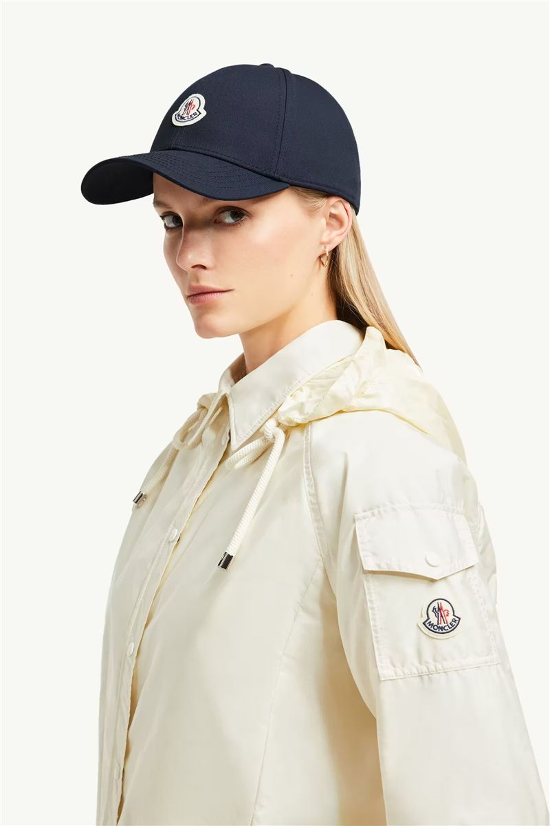Cotton gabardine baseball cap-MONCLER-Verso