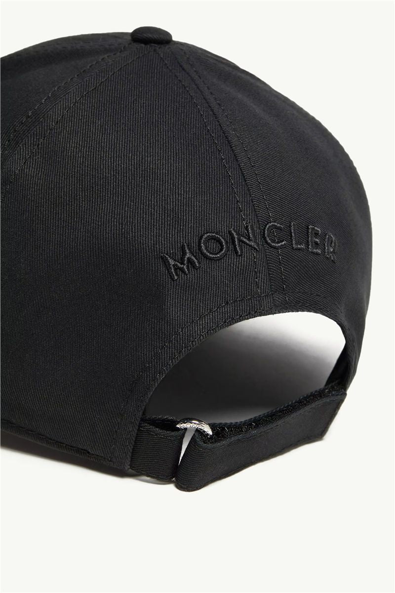 Cotton gabardine baseball cap-MONCLER-Verso