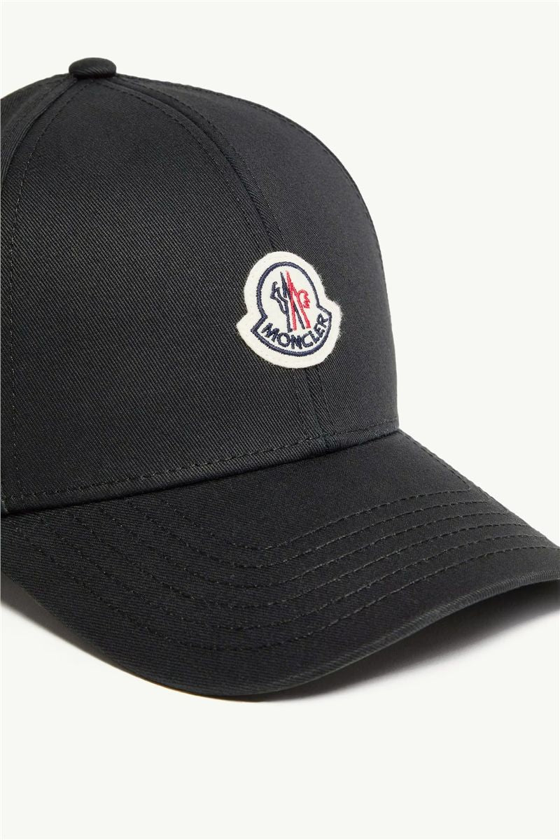 Cotton gabardine baseball cap-MONCLER-Verso