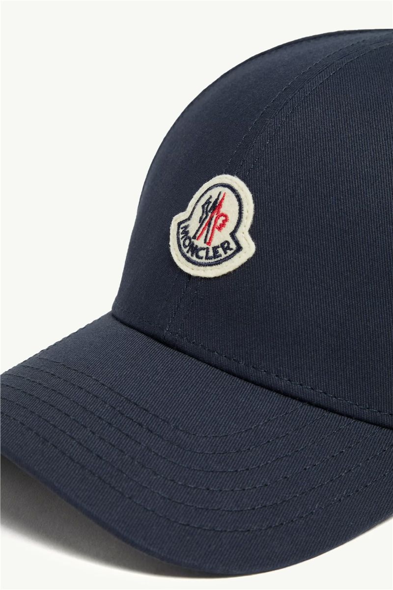 Cotton gabardine baseball cap-MONCLER-Verso