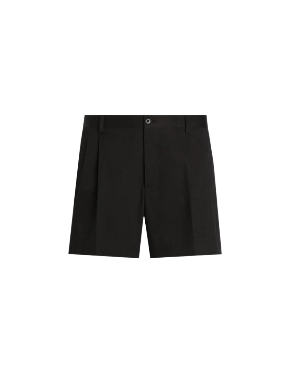 COTTON GABARDINE SHORTS - DOLCE & GABBANA - Verso