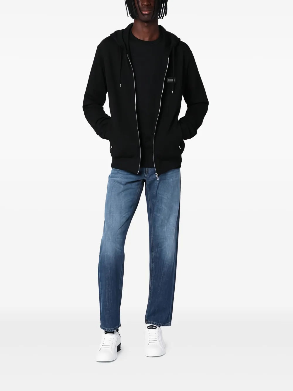 Cotton Hoodie-DOLCE & GABBANA-Verso