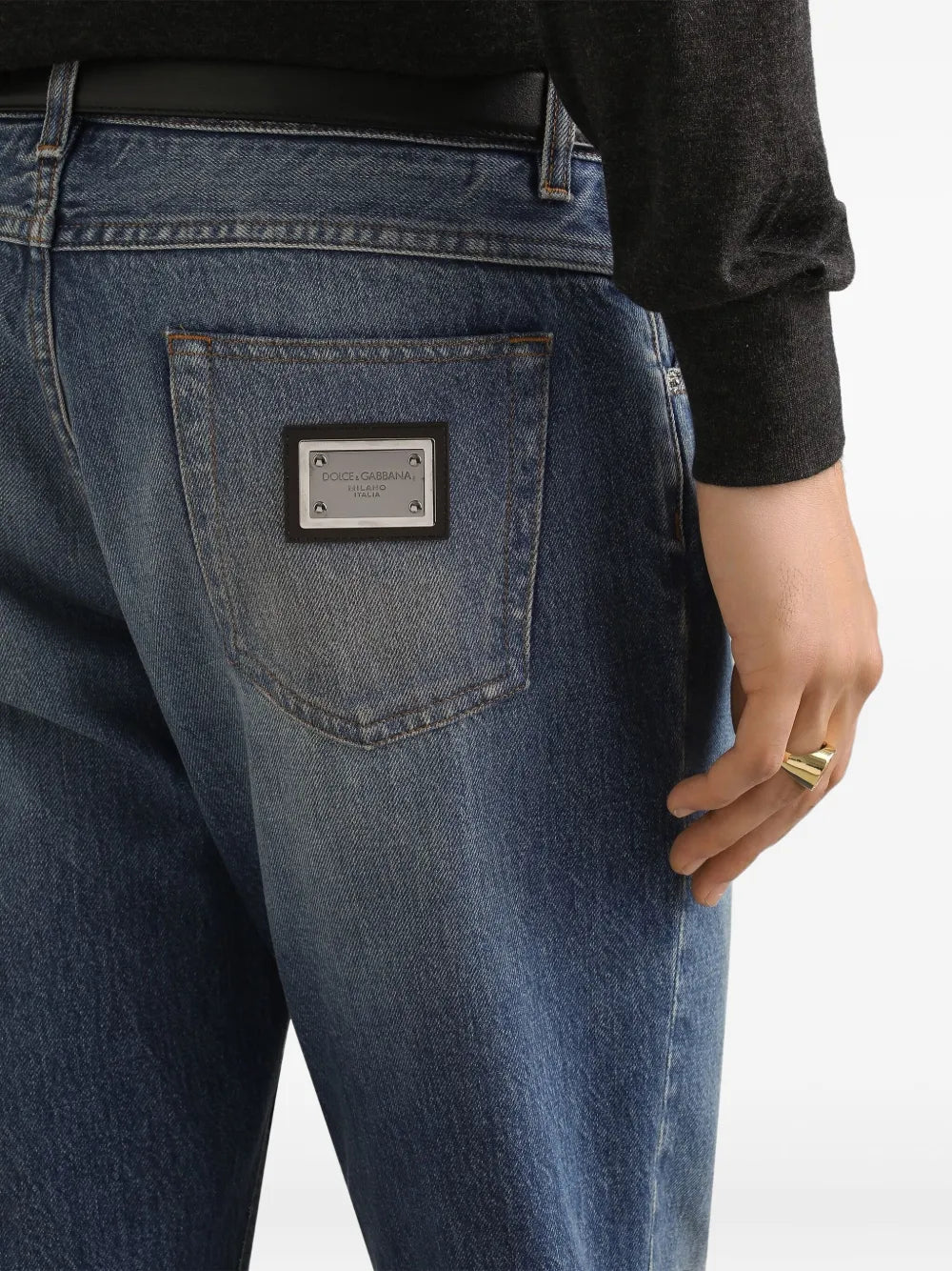 Cotton jeans-DOLCE & GABBANA-Verso