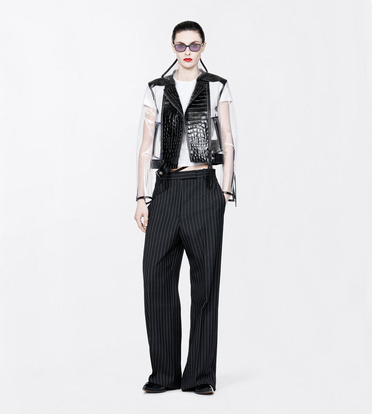Cotton Jersey Boyfriend T-Shirt with Elongated T Logo-TOM FORD-Verso