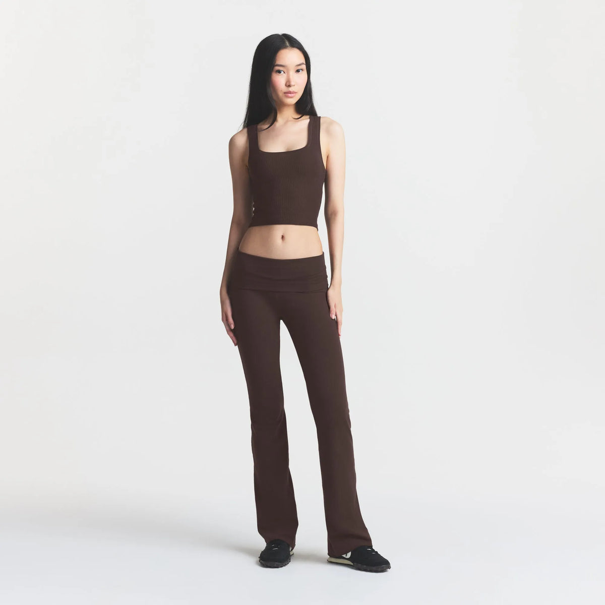 Cotton jersey foldover pant-SKIMS-Verso