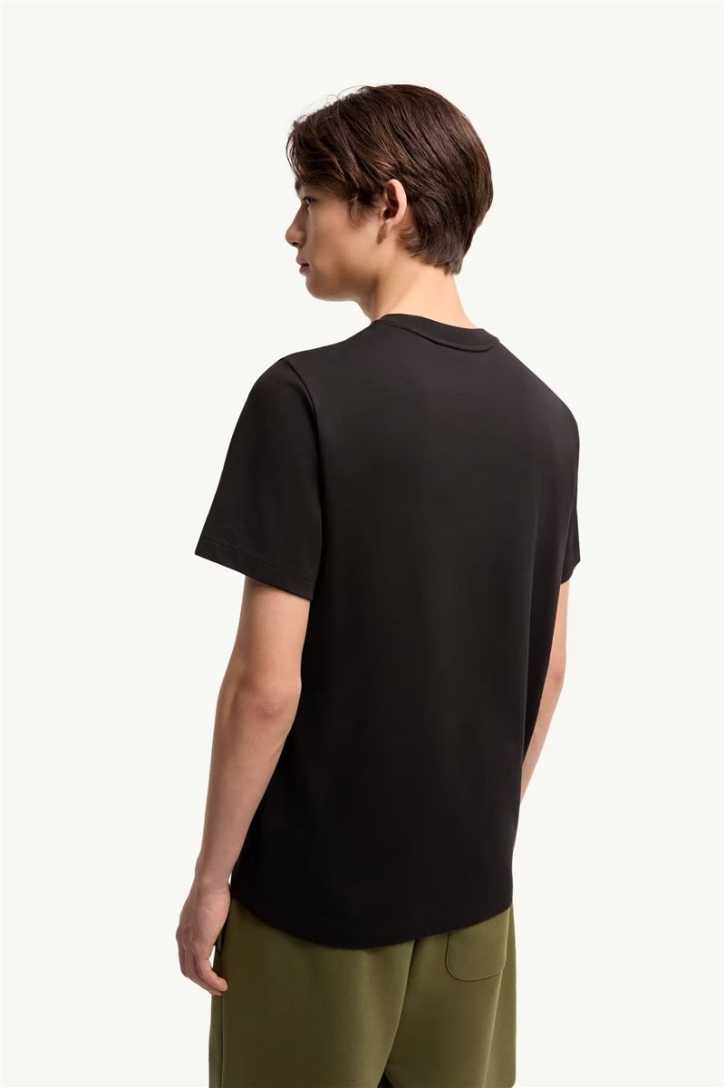 Cotton jersey logo patch t-shirt-MONCLER-Verso