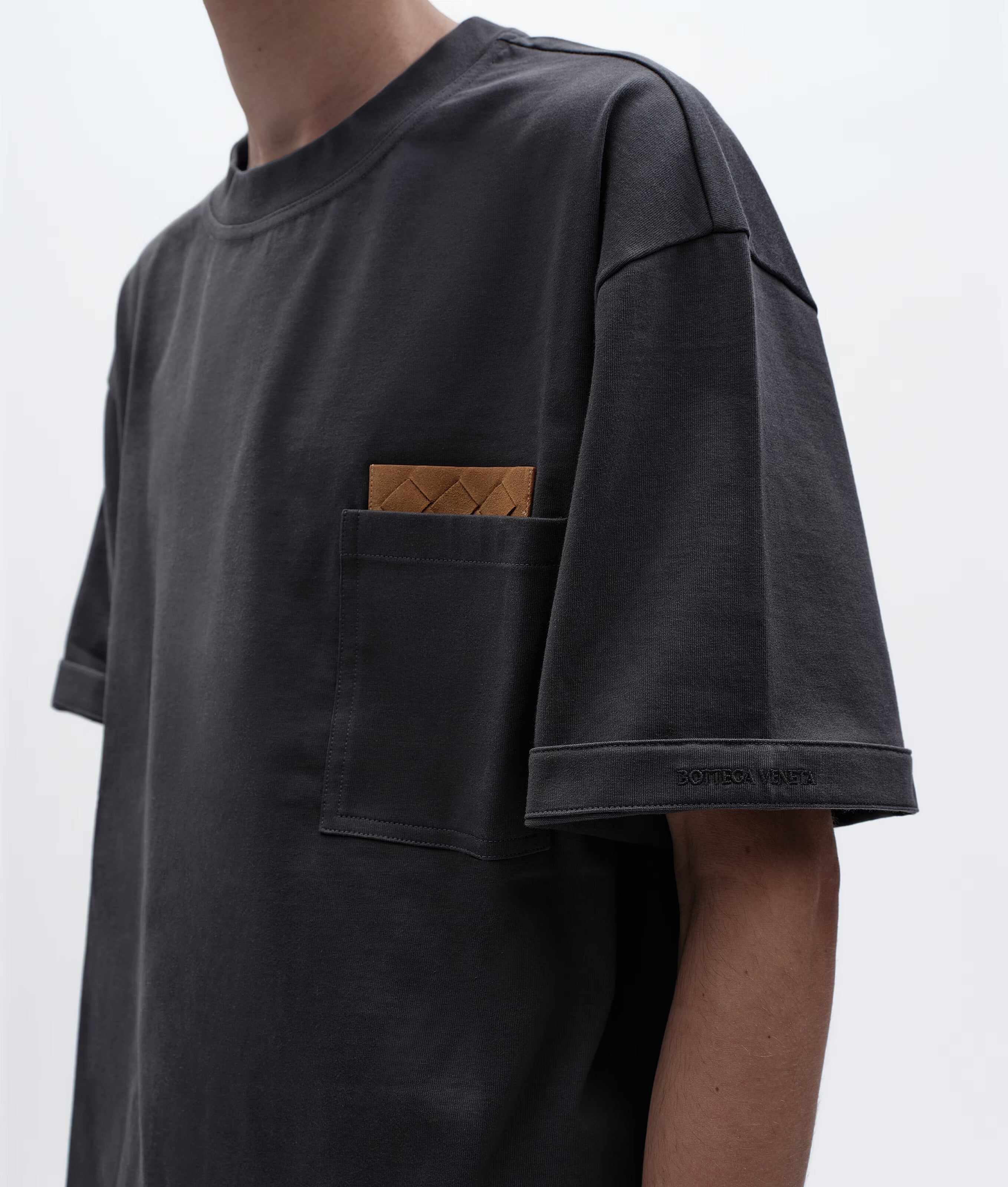Cotton jersey t-shirt-BOTTEGA VENETA-Verso