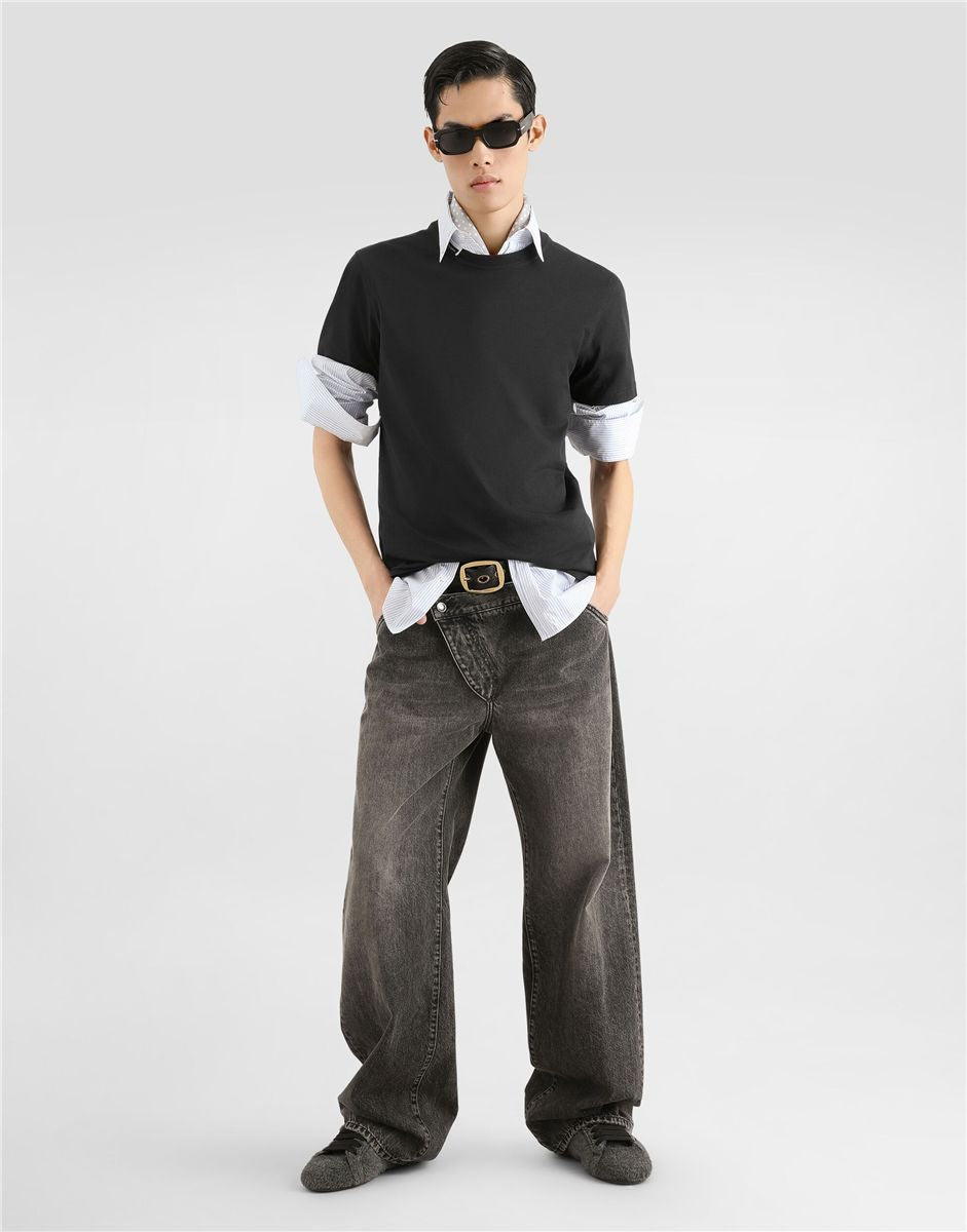 Cotton jersey t-shirt-DOLCE&GABBANA-Verso