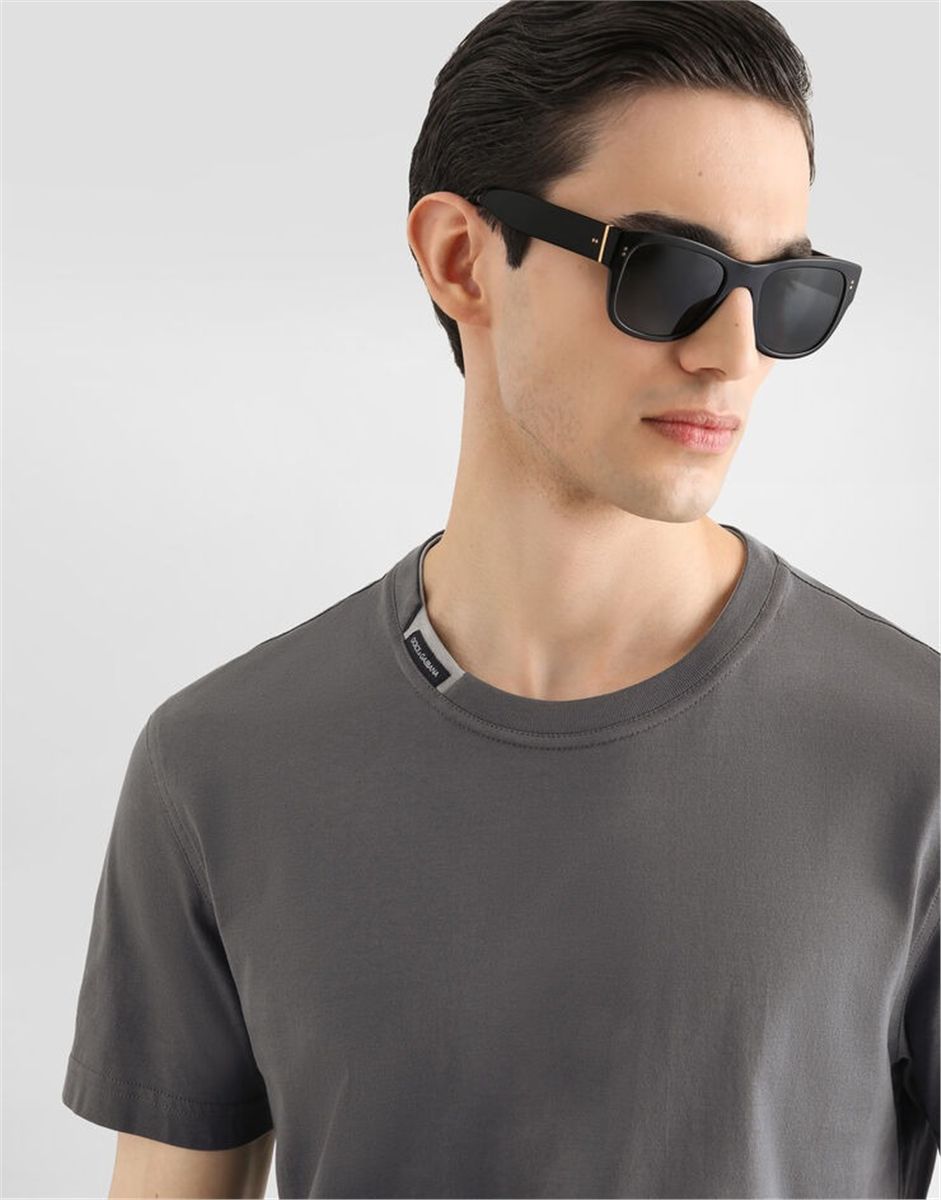 Cotton jersey t-shirt-DOLCE&GABBANA-Verso