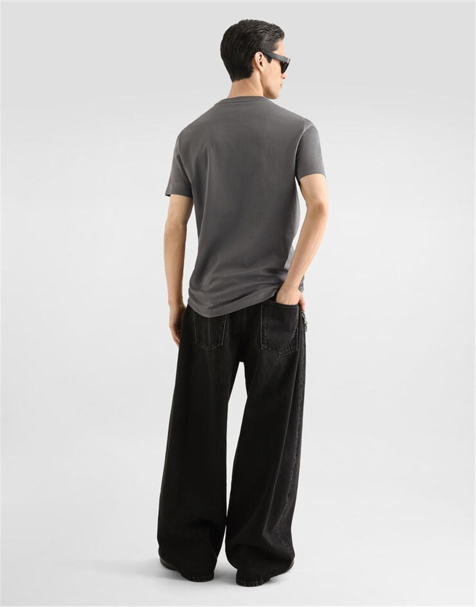 Cotton jersey t-shirt-DOLCE&GABBANA-Verso