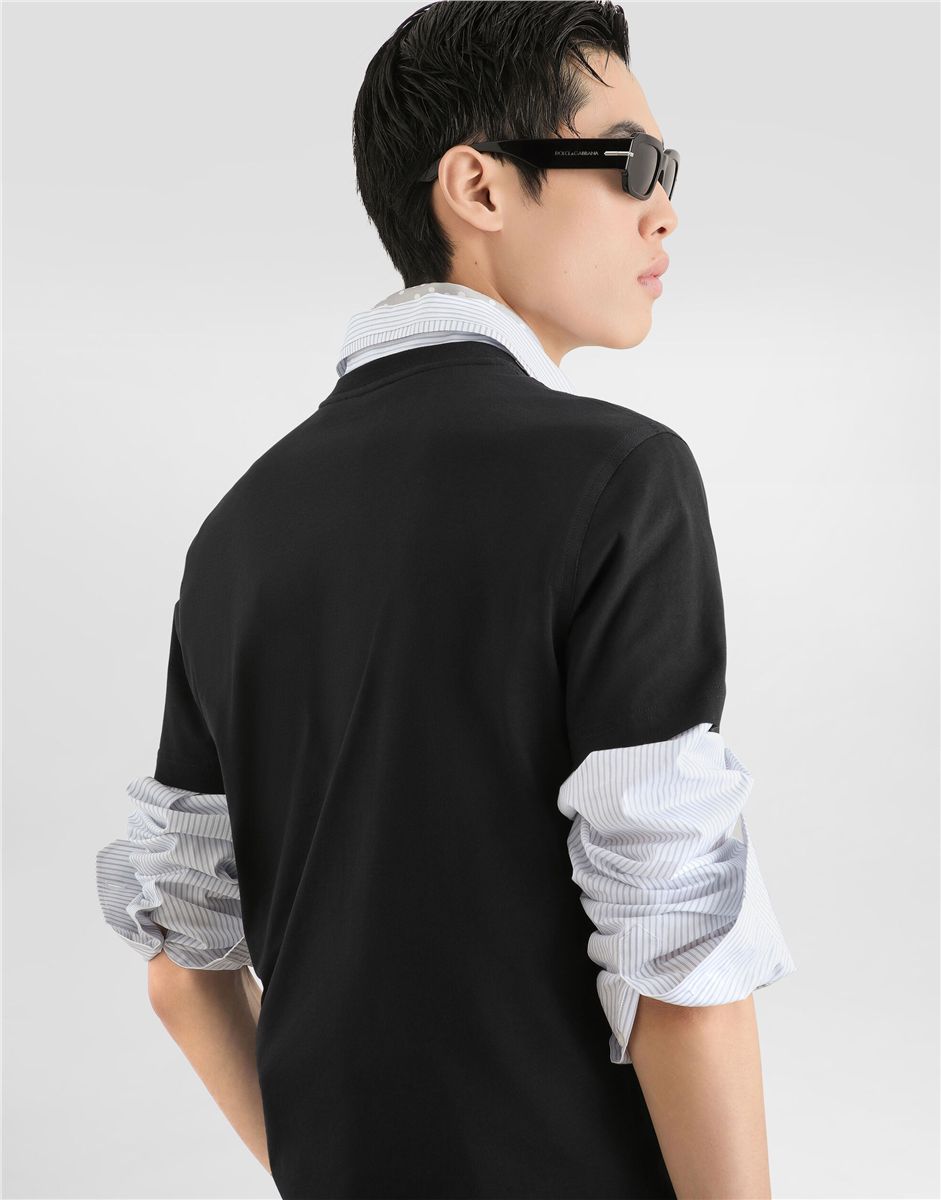 Cotton jersey t-shirt-DOLCE&GABBANA-Verso