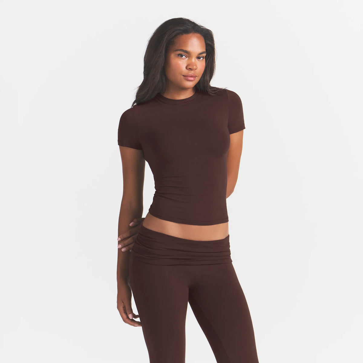Cotton jersey t-shirt-SKIMS-Verso