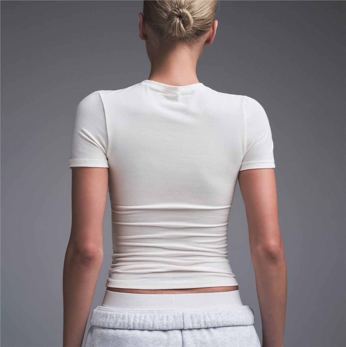 Cotton Jersey T-Shirt-SKIMS-Verso