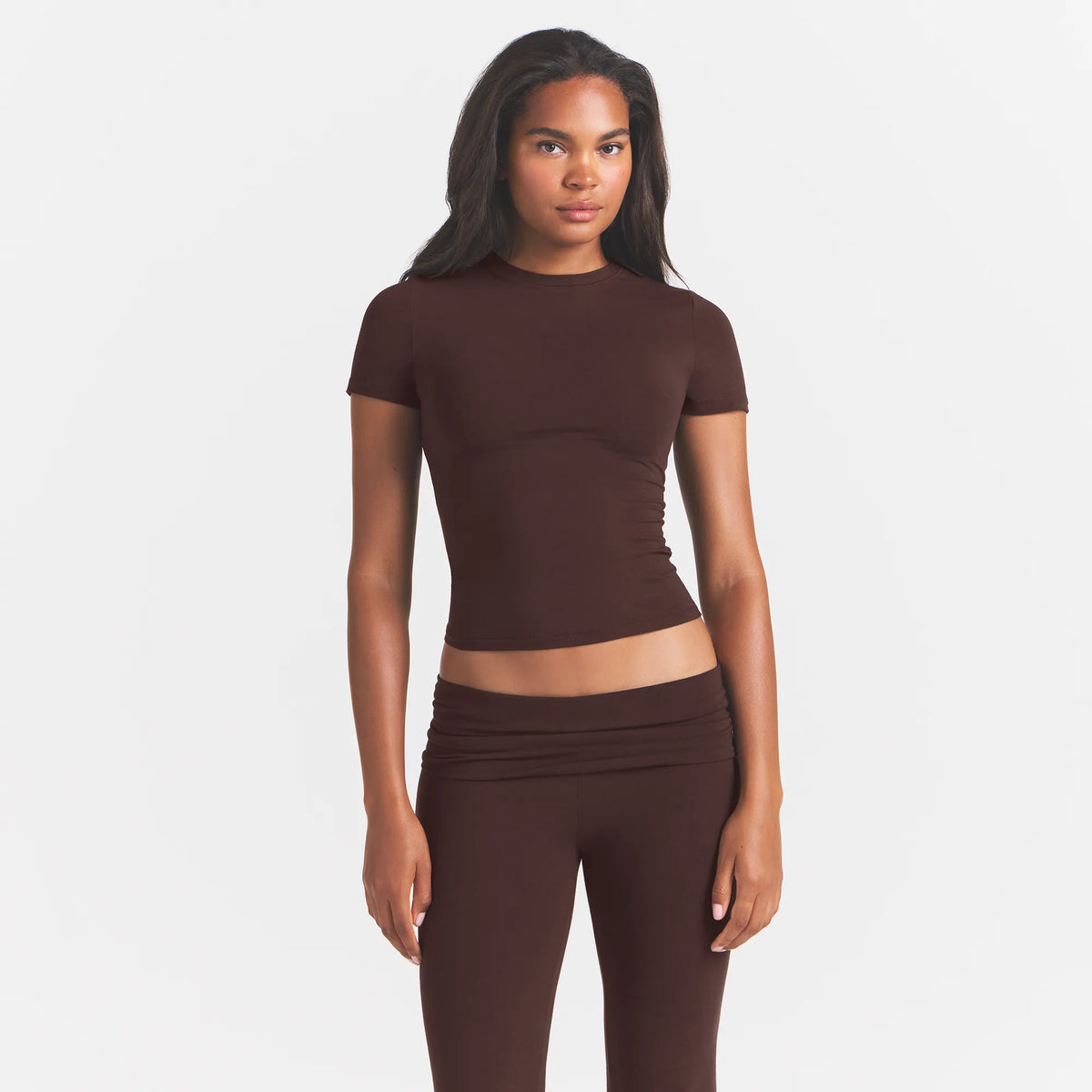 Cotton jersey t-shirt-SKIMS-Verso