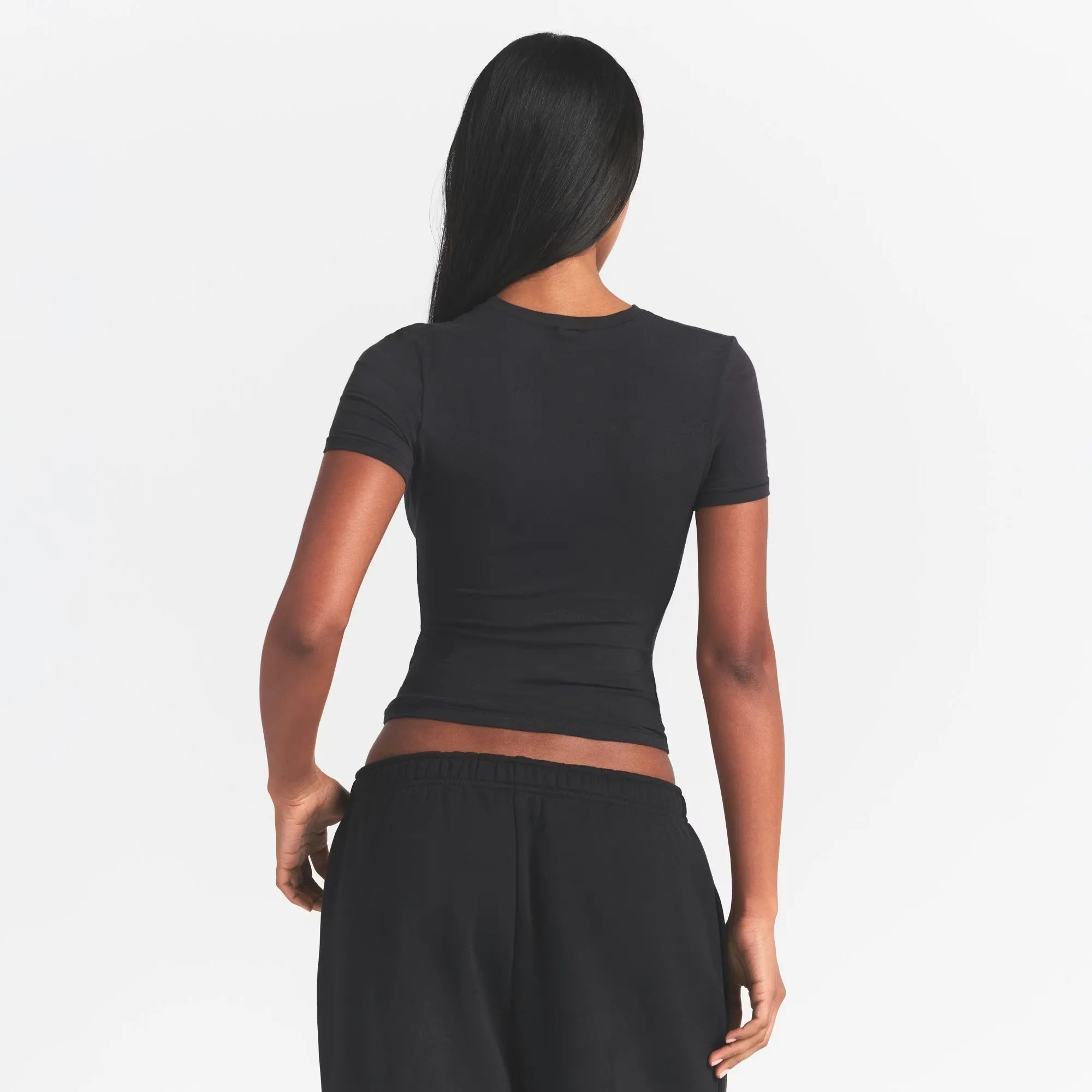 Cotton Jersey T-Shirt-SKIMS-Verso